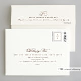 "Simply Grand" - Wedding Thank You Cards in Dove by Hooray Creative - FREE Recipient Addressing