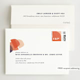 "tissue texture" - Wedding Thank You Cards in Papaya by Carrie Moradi - FREE Recipient Addressing