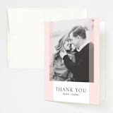 "Transparent" - Wedding Thank You Cards in Magnolia by Erin Deegan - Front