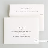 "Lineup" - Wedding Thank You Cards in Latte by Jennifer Lew - FREE Recipient Addressing
