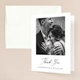 "Ridgeline" - Wedding Thank You Cards in Ivory by Eric Clegg - Front