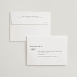 "Modern Bliss" - Wedding Thank You Cards in Cream by Elly - FREE Recipient Addressing