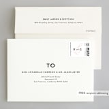 "AND" - Wedding Thank You Cards in Carnation by Kim Dietrich Elam - FREE Recipient Addressing