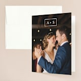 "Elemental" - Wedding Thank You Cards in Cloud by Snow and Ivy - Front