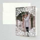 "Hacienda" - Wedding Thank You Cards in Stone by Lagniappe Paper - Front