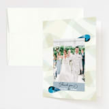 "Drops" - Wedding Thank You Cards in Sea by Bethania Lima - Front