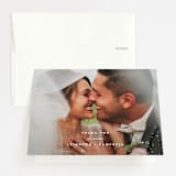 "Celestial" - Wedding Thank You Cards in Night Sky by Carly Reed Walker - Front