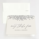 "FancySchmancy" - Wedding Thank You Cards in Classic by Jen Owens - Front