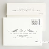 "FancySchmancy" - Wedding Thank You Cards in Classic by Jen Owens - FREE Recipient Addressing
