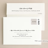 "Photographed" - Wedding Thank You Cards in Ecru by Creo Study - FREE Recipient Addressing