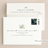 "Fresh Greenery" - Wedding Thank You Cards in Mystic Forest by Jennifer Postorino - FREE Recipient Addressing