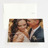 "Scarlet" - Wedding Thank You Cards in Blush by Hooray Creative - Front