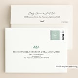 "Olivier" - Wedding Thank You Cards in Olive by Bonjour Paper - FREE Recipient Addressing