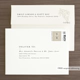 "Herb Garden" - Wedding Thank You Cards in Taupe by Sarah Brown - FREE Recipient Addressing