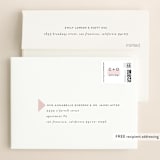 "Elementary" - Wedding Thank You Cards in Dusty Rose by Katy Shen - FREE Recipient Addressing