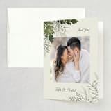 "Love springs eternal" - Wedding Thank You Cards in Fern by Chris Griffith - Front