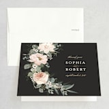 "Lovely Vine" - Wedding Thank You Cards in Blush by Susan Moyal - Front