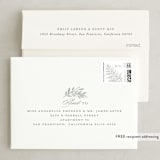 "Dear Greenery" - Wedding Thank You Cards in Eucalyptus by Hooray Creative - FREE Recipient Addressing