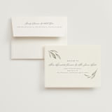 "Whispered Leaves" - Wedding Thank You Cards in Leaf by Kristie Kern - FREE Recipient Addressing