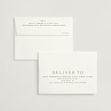 "Classy Type" - Wedding Thank You Cards in Lily by Hooray Creative - FREE Recipient Addressing