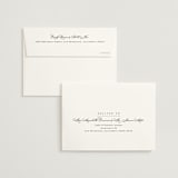 "Overlapping" - Wedding Thank You Cards in Noir by Amy Kross - FREE Recipient Addressing