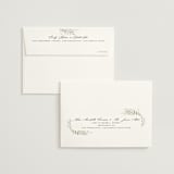 "Sweeping" - Wedding Thank You Cards in Linen by Carolyn Nicks - FREE Recipient Addressing