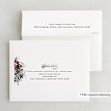 "Floral Love" - Wedding Thank You Cards in Lilac by Lori Wemple - FREE Recipient Addressing