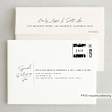 "Landscape" - Wedding Thank You Cards in Black Tie by Laura Hamm - FREE Recipient Addressing