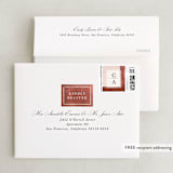 "Dust" - Wedding Thank You Cards in Sienna by Carrie ONeal - FREE Recipient Addressing