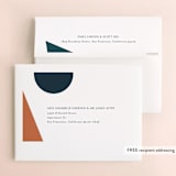 "Bold Geometric" - Wedding Thank You Cards in Terracotta by Morgan Kendall - FREE Recipient Addressing