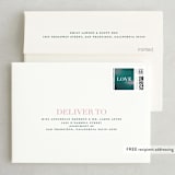 "Crazy in Love" - Wedding Thank You Cards in Mist by iamtanya - FREE Recipient Addressing