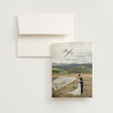 "un mariage photographique" - Wedding Thank You Cards in Mocha by Benita Crandall - Front
