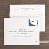 "Color Arch" - Wedding Thank You Cards in Aquatic by Baumbirdy - FREE Recipient Addressing