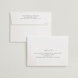 "Organza" - Wedding Thank You Cards in Linen by Jill Means - FREE Recipient Addressing