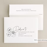 "stylist script" - Wedding Thank You Cards in Ivory by Cass Loh - FREE Recipient Addressing