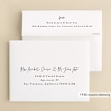 "In this together" - Wedding Thank You Cards in Black Tie by Lea Delaveris - FREE Recipient Addressing