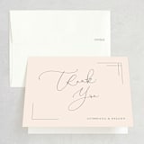 "EverAfter" - Wedding Thank You Cards in Petal by Rochelle Renee - Front