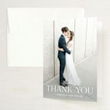 "Marry You" - Wedding Thank You Cards in Blush by Design Lotus - Front