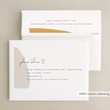 "Organic shapes" - Wedding Thank You Cards in Mustard by Morgan Kendall - FREE Recipient Addressing