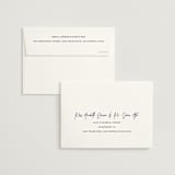 "Marked" - Wedding Thank You Cards in Navy by JoAnn Jinks - FREE Recipient Addressing