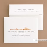 "Sandstone" - Wedding Thank You Cards in Topaz by Erin Deegan - FREE Recipient Addressing