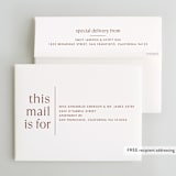 "There Will Be a Party" - Wedding Thank You Cards in Terra Cotta by Amy Payne - FREE Recipient Addressing