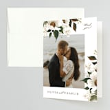 "A Garden Wedding" - Wedding Thank You Cards in Magnolia by Chris Griffith - Front