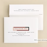 "archway" - Wedding Thank You Cards in Forest by Jen Banks - FREE Recipient Addressing