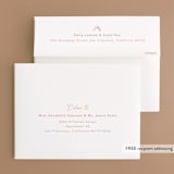 "Party Accordingly" - Wedding Thank You Cards in Blush by Hudson meet Rose - FREE Recipient Addressing