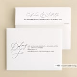 "Us" - Wedding Thank You Cards in Tuxedo by Leah Bisch - FREE Recipient Addressing