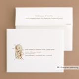 "Ovalon" - Wedding Thank You Cards in Terracotta by Pati Cascino - FREE Recipient Addressing