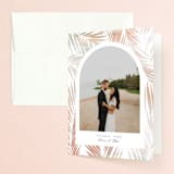 "Painted Leaves" - Wedding Thank You Cards in Coconut by Owl and Toad - Front