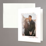 "engrained" - Wedding Thank You Cards in Blossom by Robin Ott - Front