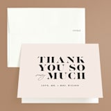 "Finally" - Wedding Thank You Cards in Ivory by Up Up Creative - Front